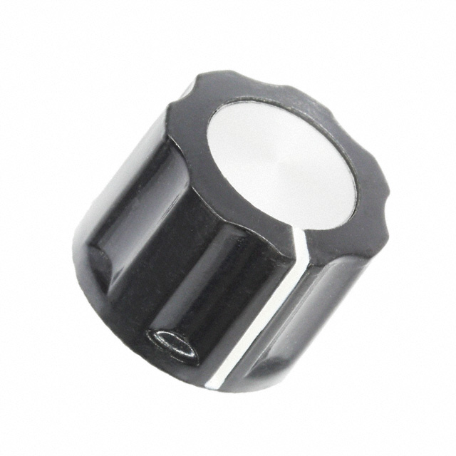 【PKE60B1/8】KNOB FLUTED 0.126" PLASTIC